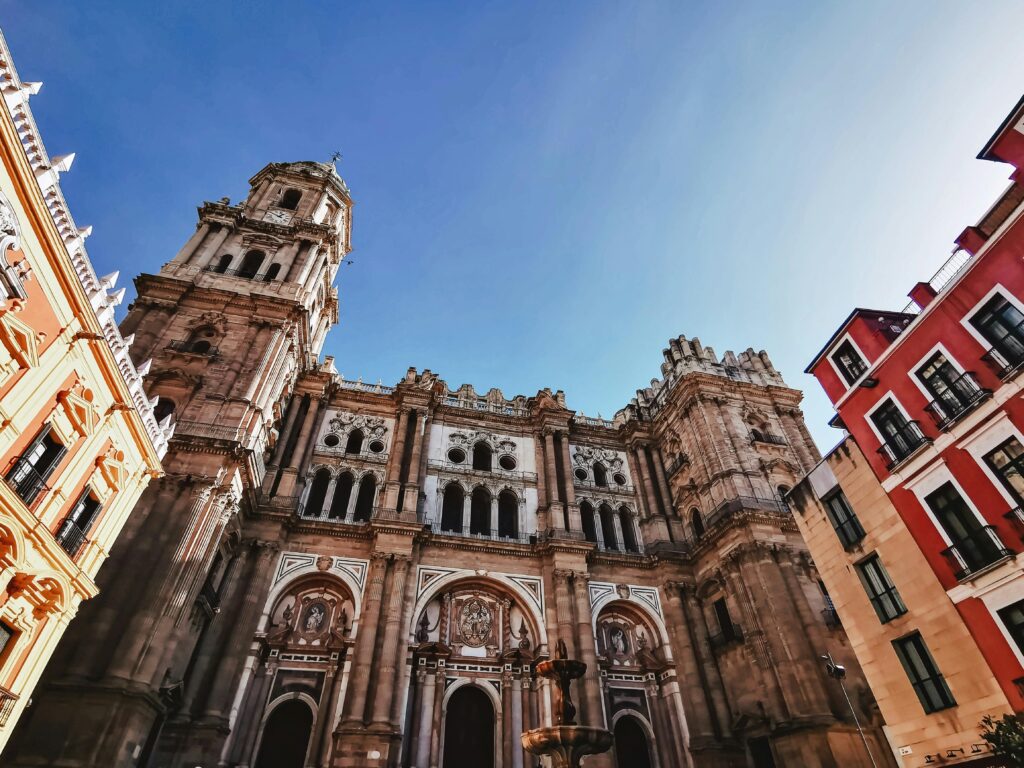 De mooie oude binnenstad van Malaga